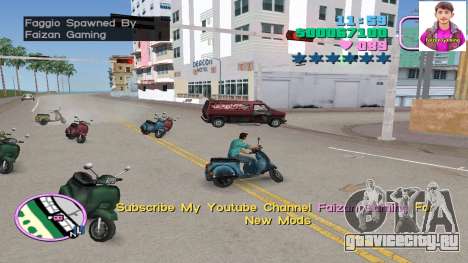 Spawn Faggio Bike для GTA Vice City