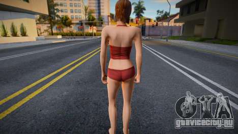 Пляжная девушка в стиле КР 2 для GTA San Andreas