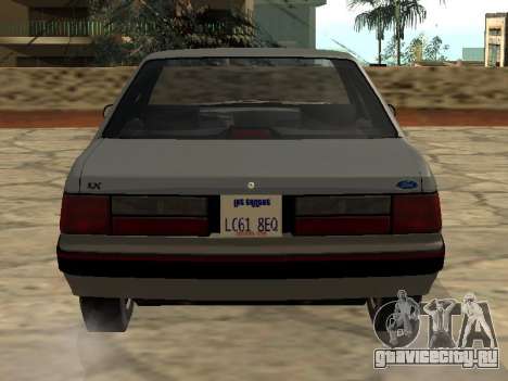Ford Mustang LX 5.0 Coupe 1991 для GTA San Andreas