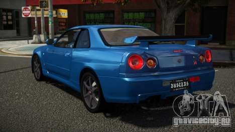Nissan Skyline R34 G-Sports V1.1 для GTA 4