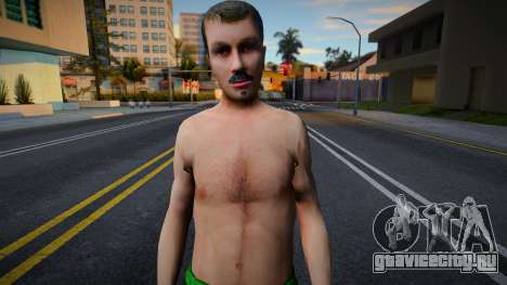 Пляжный мужчина в стиле КР 3 для GTA San Andreas