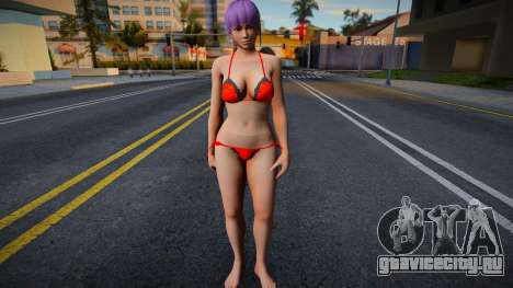 Ayane Red Swimsuit для GTA San Andreas