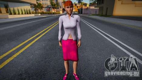 Обычная женщина в стиле КР 2 для GTA San Andreas