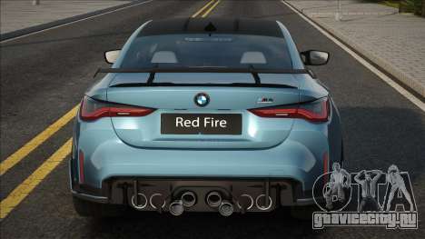 BMW M4 G82 Competition [Red Fire] для GTA San Andreas