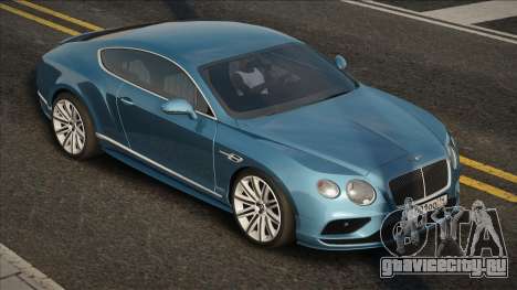 Bentley Continental [Dia CCD] для GTA San Andreas