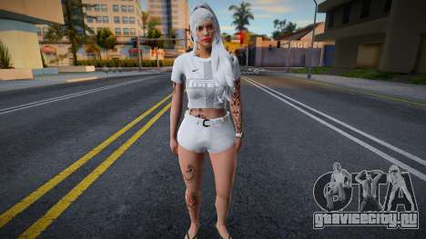 SKIN FEMININA DO INTER для GTA San Andreas