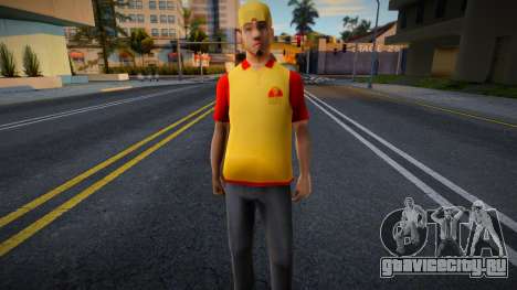 Wmybmx Pizza Uniform 1 для GTA San Andreas