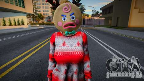 DOAXVV Yukino - Christmas Sweater Dress v2 для GTA San Andreas