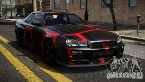 Nissan Skyline R34 R-Sport S8 для GTA 4