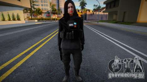 Девушка с полиции для GTA San Andreas
