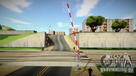 Two Tracks old barrier and without bell для GTA San Andreas