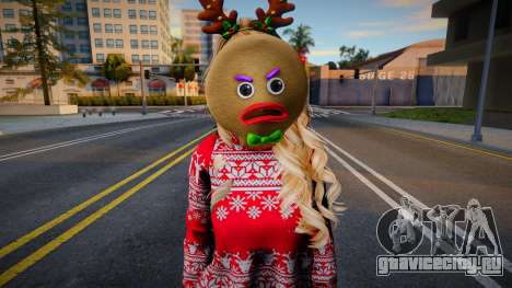 Aerith Gainsborough - Chrismas Sweater Dress v1 для GTA San Andreas