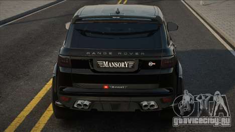 Range Rover Sport SVR Mansory для GTA San Andreas