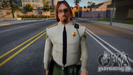 Sheriff Department Wmyclot (Kurt Cobain) для GTA San Andreas
