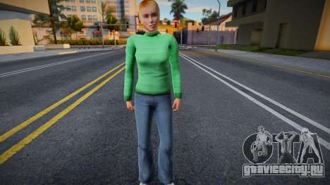 Обычная женщина в стиле КР 3 для GTA San Andreas