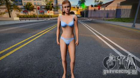 Пляжная девушка в стиле КР 3 для GTA San Andreas