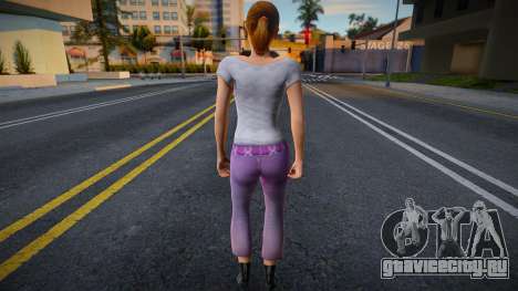 Молодая девушка в стиле КР 4 для GTA San Andreas