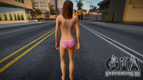 Пляжная девушка в стиле КР 1 для GTA San Andreas