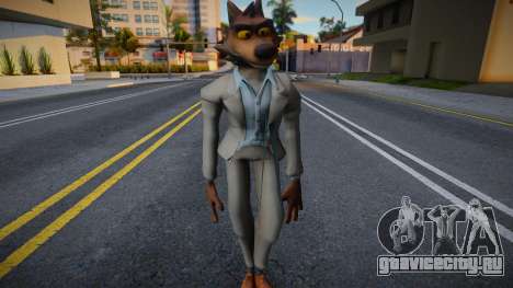 Mr Wolf (The Bad Guys) Skin для GTA San Andreas