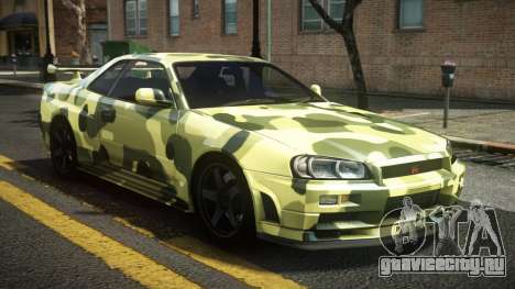 Nissan Skyline R34 R-Sport S6 для GTA 4