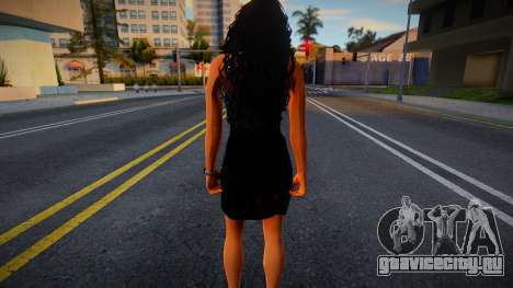 SKIN FEMININA DE VESTIDO для GTA San Andreas