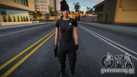 Police-Girl v1 для GTA San Andreas