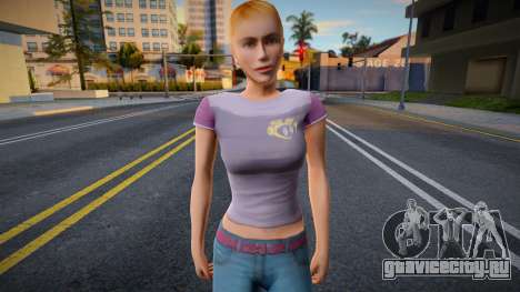 Молодая девушка в стиле КР 5 для GTA San Andreas