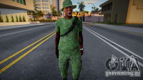 SKIN DE GUERRILHA 2 для GTA San Andreas