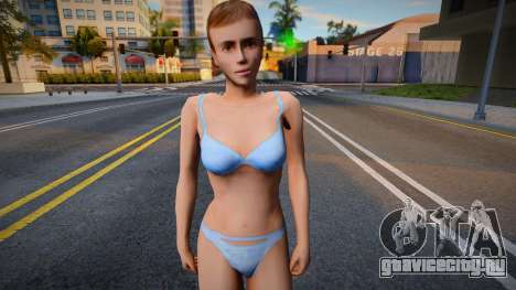 Пляжная девушка в стиле КР 3 для GTA San Andreas