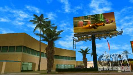 Vice City Definitive Edition Billboard для GTA Vice City