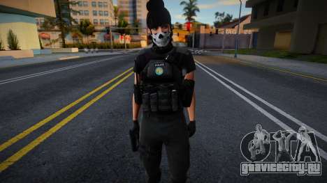 Police-Girl v2 для GTA San Andreas