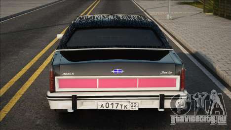 Lincoln Town Car 1986 Black для GTA San Andreas