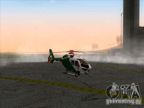 Helicoptero de Carabineros de Chile для GTA San Andreas