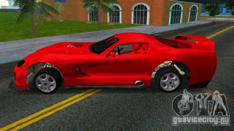 Dodge Viper Competition TT Black Revel для GTA Vice City
