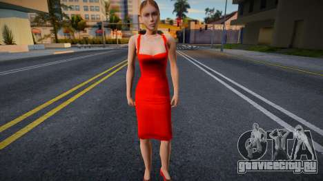 Девушка в платье стиль КР 3 для GTA San Andreas