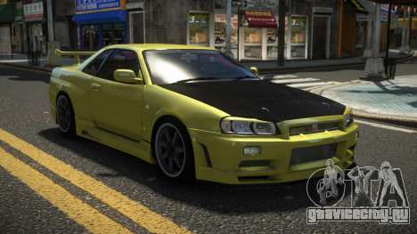 Nissan Skyline R34 GT-R G-Style для GTA 4