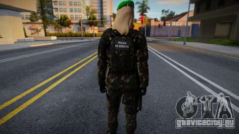 Девушка-военная Бразилии v1 для GTA San Andreas