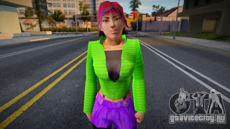 Jill Richards from Flatout 2 для GTA San Andreas