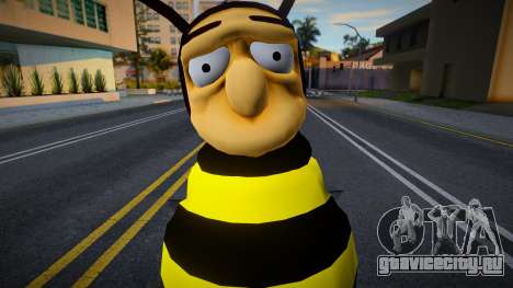 Bumblebee Man Skin from The Simpsons для GTA San Andreas