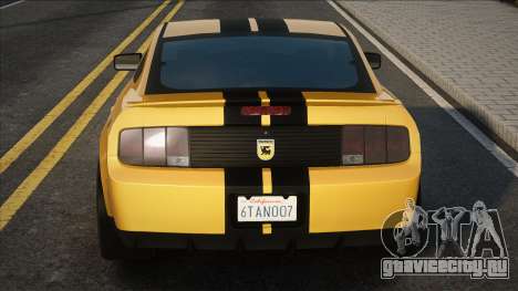 Ford Mustang GT 2005 Yellow для GTA San Andreas