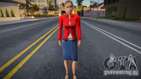 Обычная женщина в стиле КР 7 для GTA San Andreas