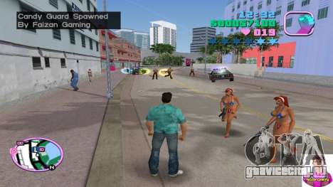 Spawn Candy Suxx as a Bodyguard для GTA Vice City