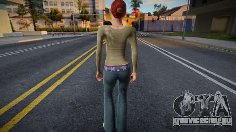 Молодая девушка в стиле КР 3 для GTA San Andreas