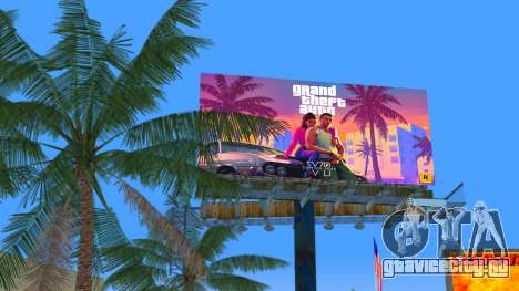 Billboard GTA 6 (GTA VI) для GTA Vice City