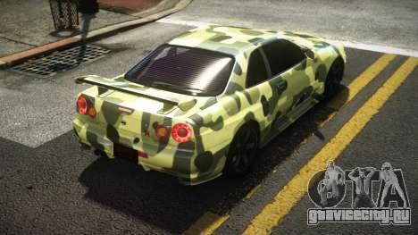 Nissan Skyline R34 R-Sport S6 для GTA 4