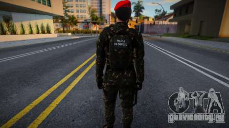 Девушка-военная Бразилии v2 для GTA San Andreas