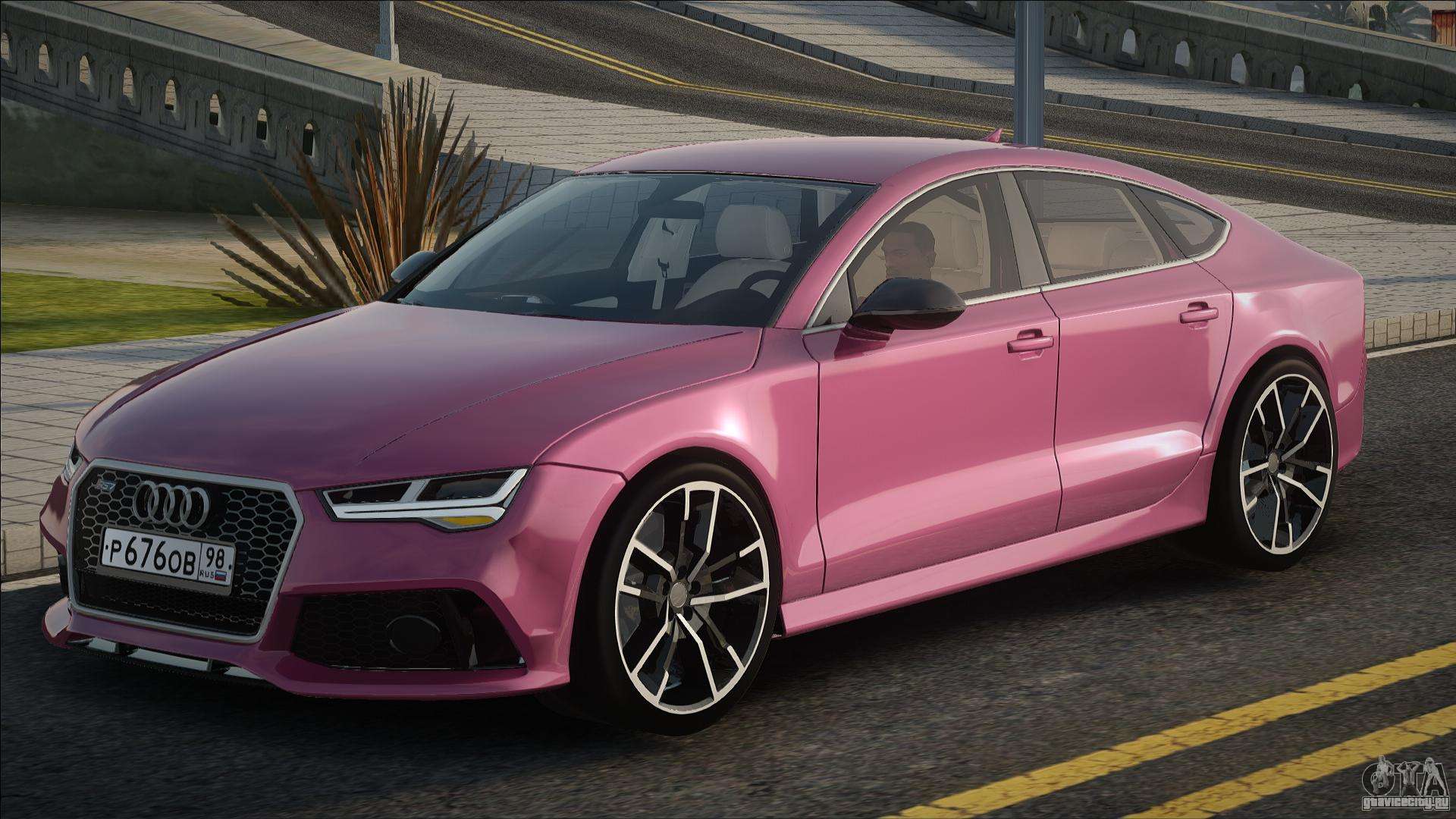 Audi RS7 Pink для GTA San Andreas