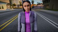 Обычная женщина в стиле КР 8 для GTA San Andreas