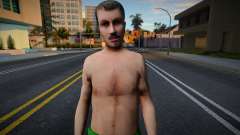 Пляжный мужчина в стиле КР 3 для GTA San Andreas
