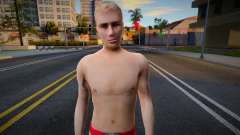Пляжный мужчина в стиле КР 4 для GTA San Andreas